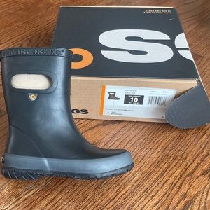 Bogs Kids Black Insulated Waterproof Boots